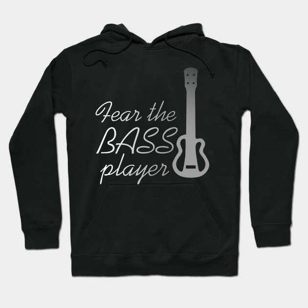 FEAR THE BASS PLAYER Hoodie by Dess